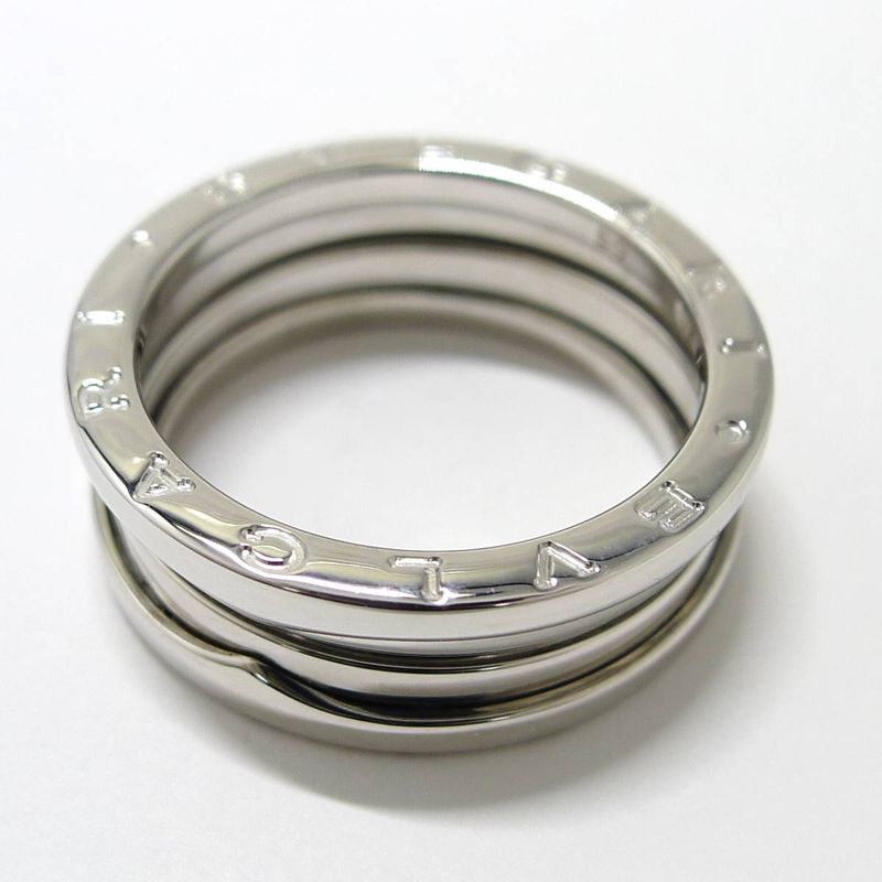 Bvlgari Bee Zero One Ring 750wg 18k White Gold White Gold Size 59 Approx 8.9g