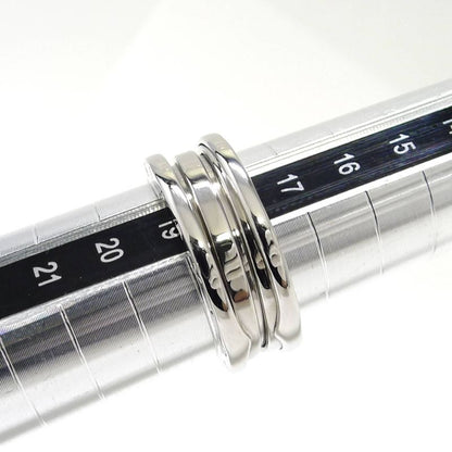 Bvlgari Bee Zero One Ring 750wg 18k White Gold White Gold Size 59 Approx 8.9g