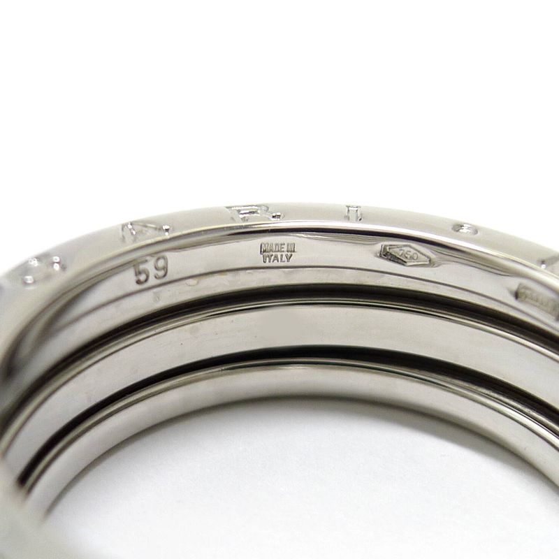 Bvlgari Bee Zero One Ring 750wg 18k White Gold White Gold Size 59 Approx 8.9g