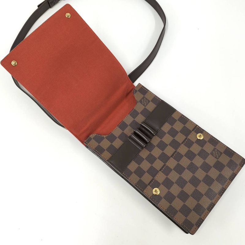 Louis Vuitton Portobello Shoulder Bag Damier Ebène N45271