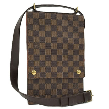 Louis Vuitton Portobello Shoulder Bag Damier Ebène N45271