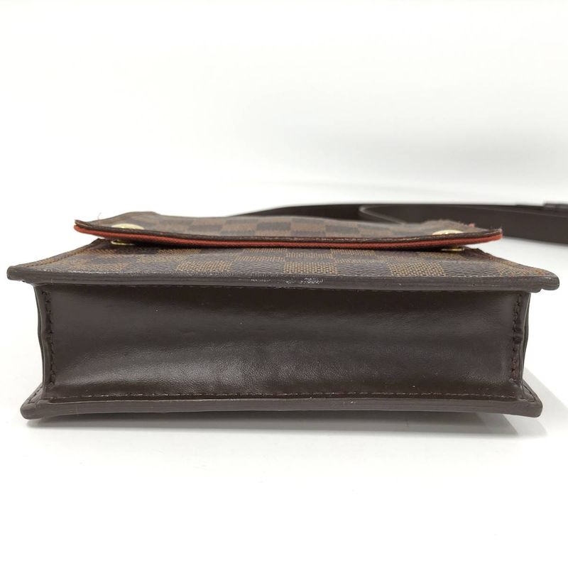 Louis Vuitton Portobello Shoulder Bag Damier Ebène N45271