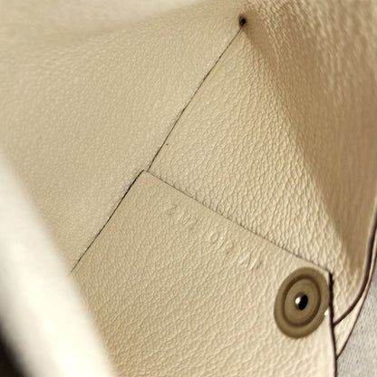 Hermes Coin Case Bastia Leather White Stamped Z