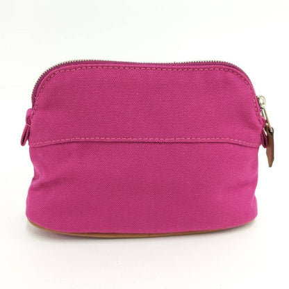 Hermes Bolide Pouch 16 Mini Canvas Pink