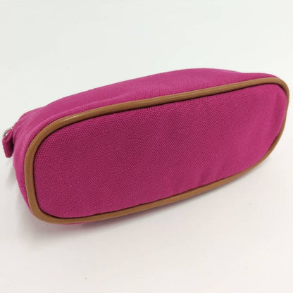 Hermes Bolide Pouch 16 Mini Canvas Pink