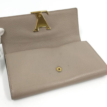 Louis Vuitton Portefeuille Capucines Long Fold Wallet Gallet Taurillon Leather