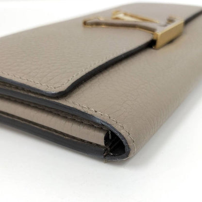 Louis Vuitton Portefeuille Capucines Long Fold Wallet Gallet Taurillon Leather