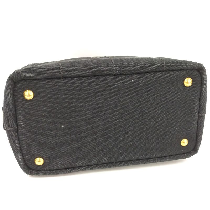 Prada Canapa Tote 2way Bag Canvas Black 1bg439