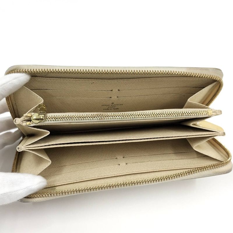 Louis Vuitton Zippy Wallet Round Zipper Long Wallet Damier Azure N60019