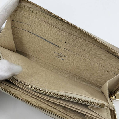 Louis Vuitton Zippy Wallet Round Zipper Long Wallet Damier Azure N60019