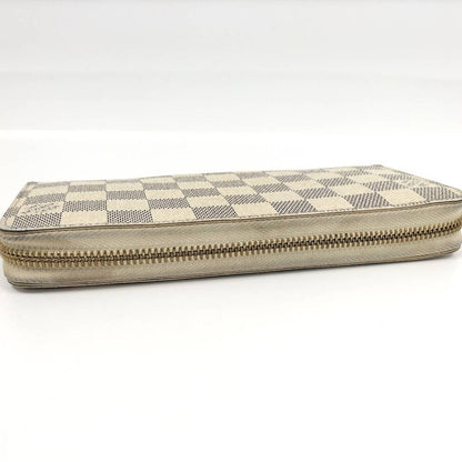Louis Vuitton Zippy Wallet Round Zipper Long Wallet Damier Azure N60019