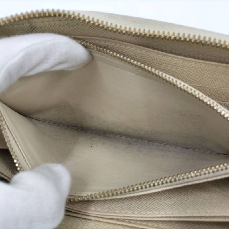 Louis Vuitton Zippy Wallet Round Zipper Long Wallet Damier Azure N60019