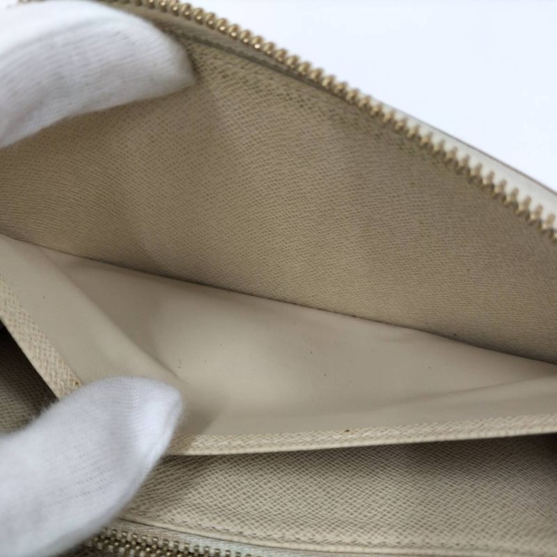 Louis Vuitton Zippy Wallet Round Zipper Long Wallet Damier Azure N60019