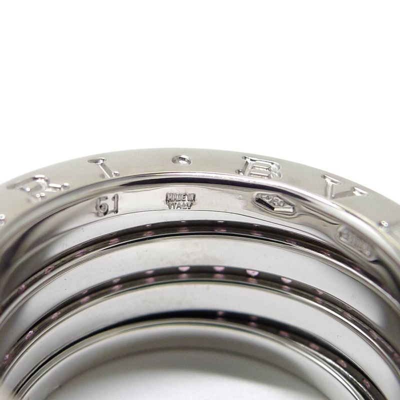 Bvlgari Bee Zero One Ring 750wg 18k White Gold White Gold Garnet Size 51 Approx