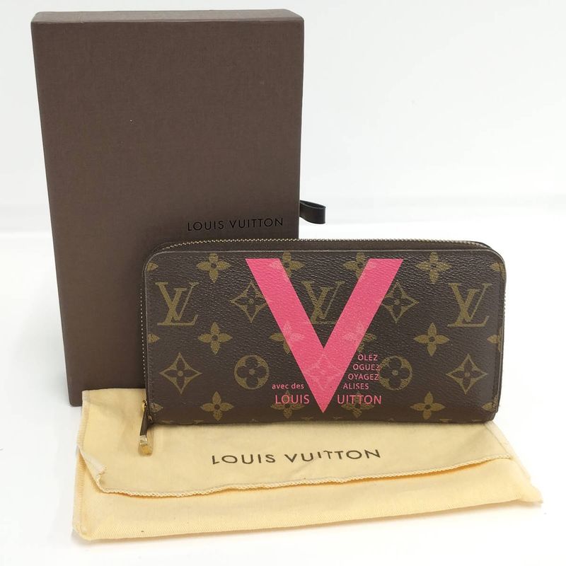 Louis Vuitton Zippy Wallet Grenade Round Zipper Long Wallet Monogram V M60936