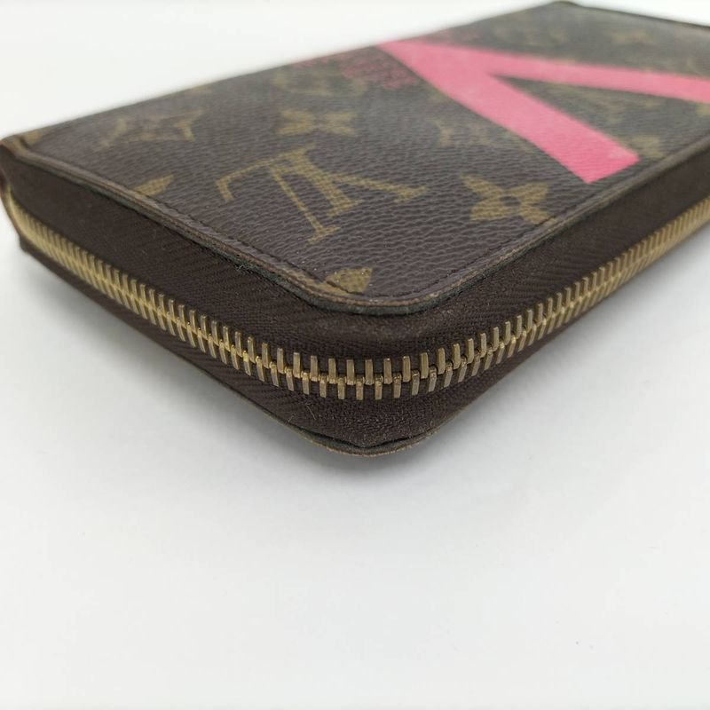 Louis Vuitton Zippy Wallet Grenade Round Zipper Long Wallet Monogram V M60936