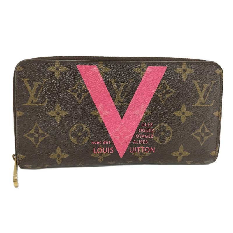 Louis Vuitton Zippy Wallet Grenade Round Zipper Long Wallet Monogram V M60936