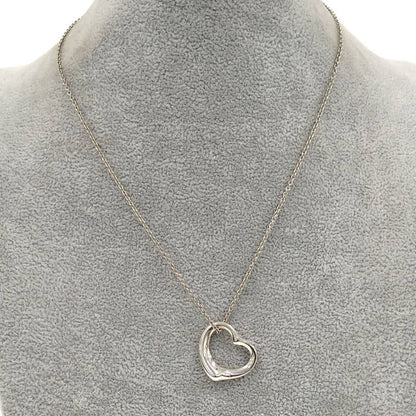 Tiffany & Co Necklace Open Heart Silver 925 Sv925