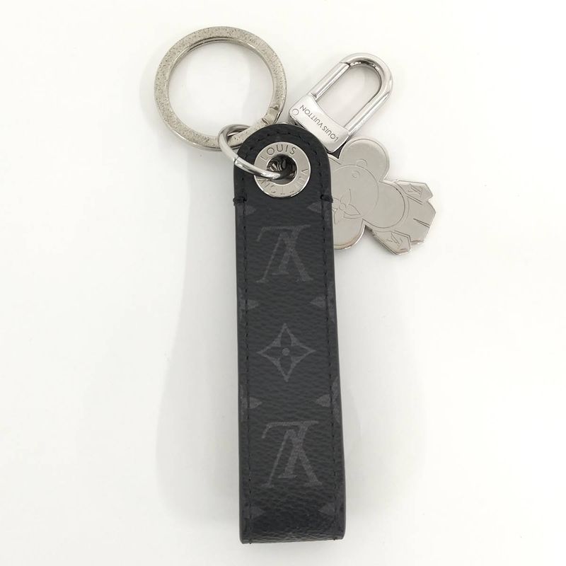 Louis Vuitton Dragonne Vivienne Key Ring Monogram Eclipse M01821