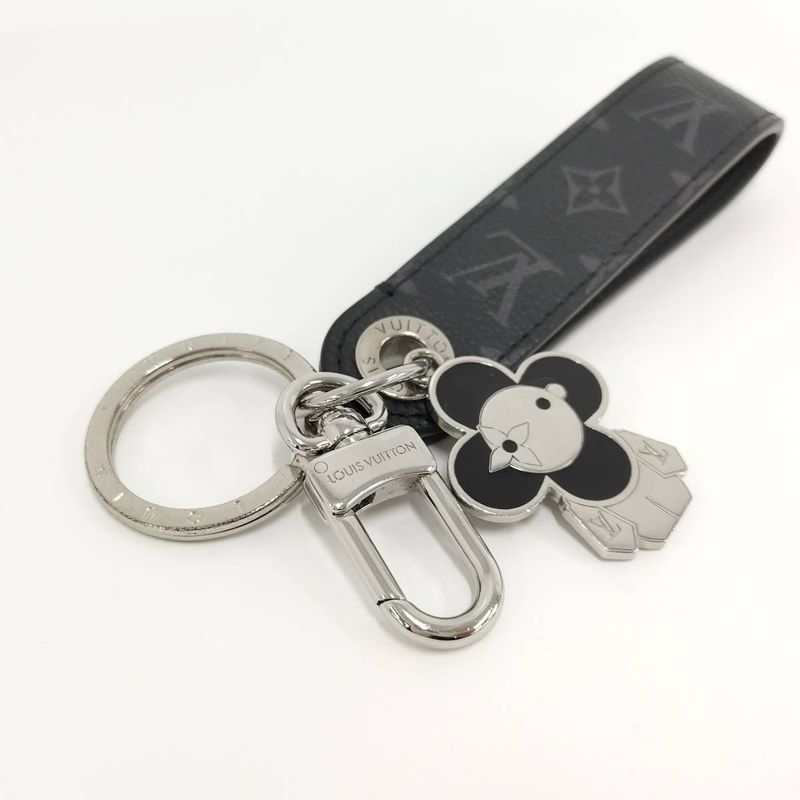 Louis Vuitton Dragonne Vivienne Key Ring Monogram Eclipse M01821