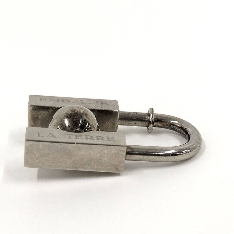 Hermes 2001 Limited Edition Cadenas Bag Charm Embellir LA Terre Earth Motif