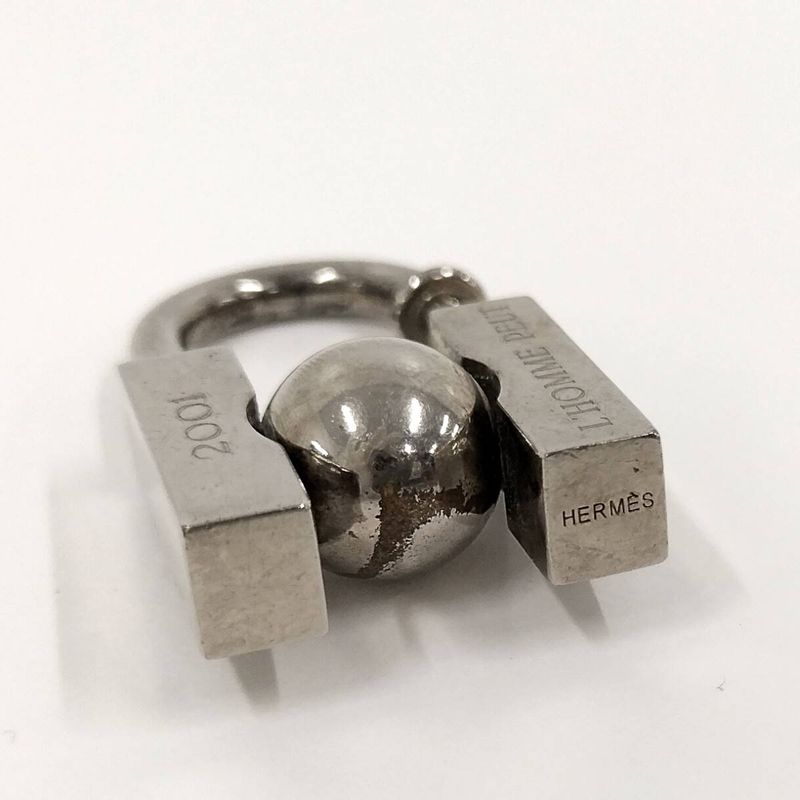 Hermes 2001 Limited Edition Cadenas Bag Charm Embellir LA Terre Earth Motif