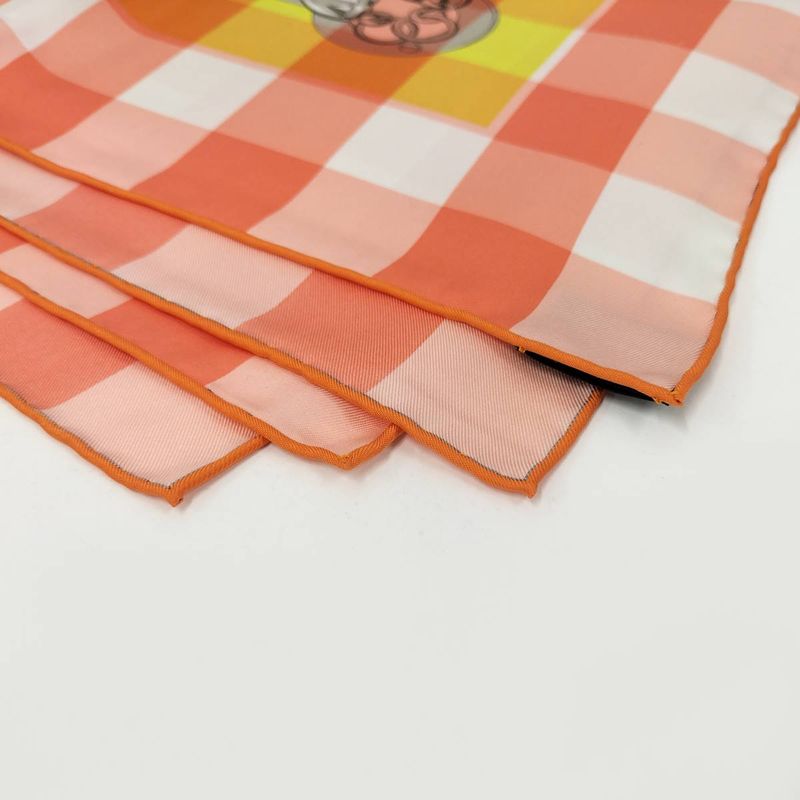 Hermes Carré 90 100% Silk Nors Et Courmettes