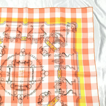 Hermes Carré 90 100% Silk Nors Et Courmettes