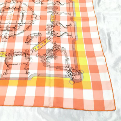 Hermes Carré 90 100% Silk Nors Et Courmettes