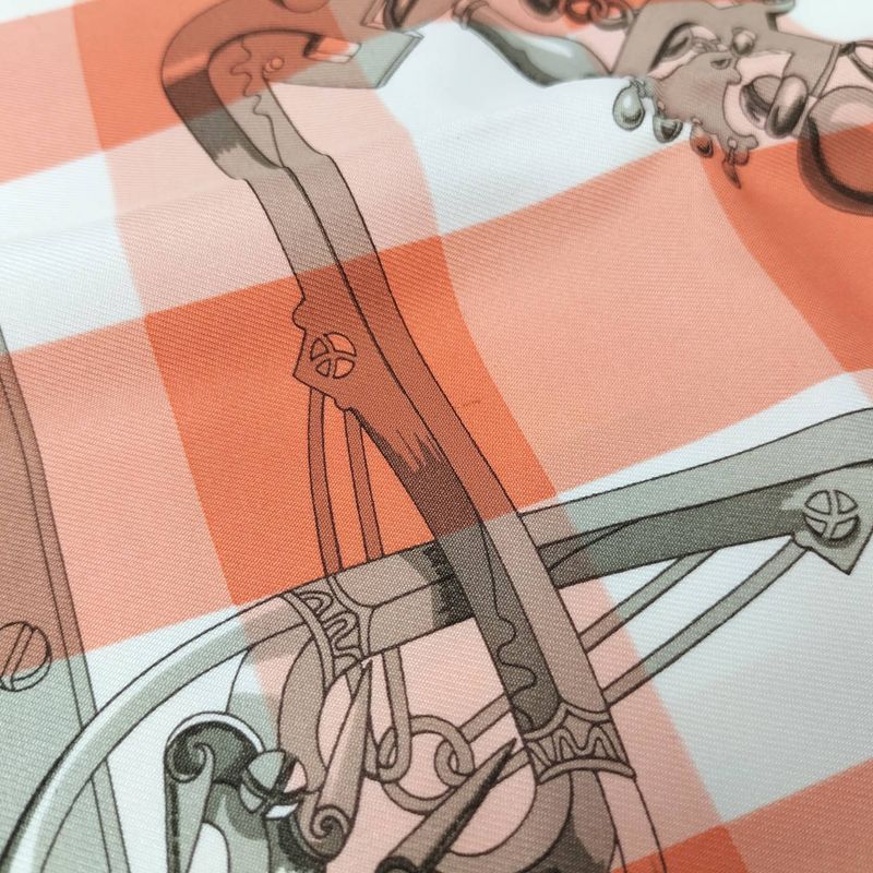 Hermes Carré 90 100% Silk Nors Et Courmettes