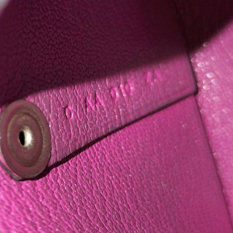 Hermes Bastia Coin Case Leather Magnolia Purple C Engraved