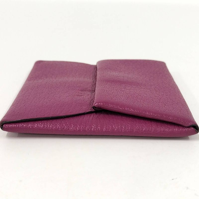 Hermes Bastia Coin Case Leather Magnolia Purple C Engraved