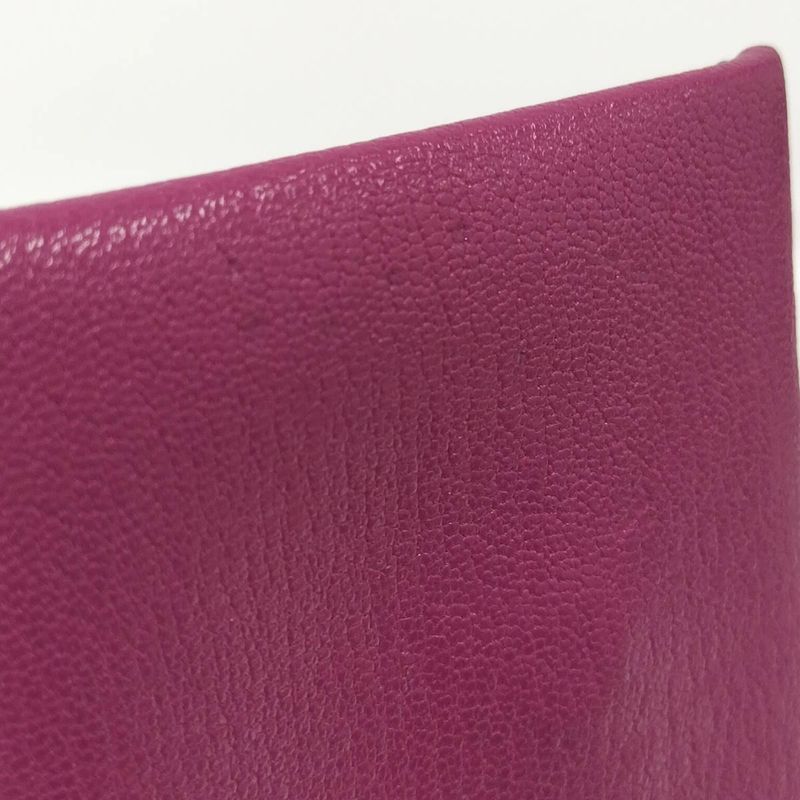 Hermes Bastia Coin Case Leather Magnolia Purple C Engraved
