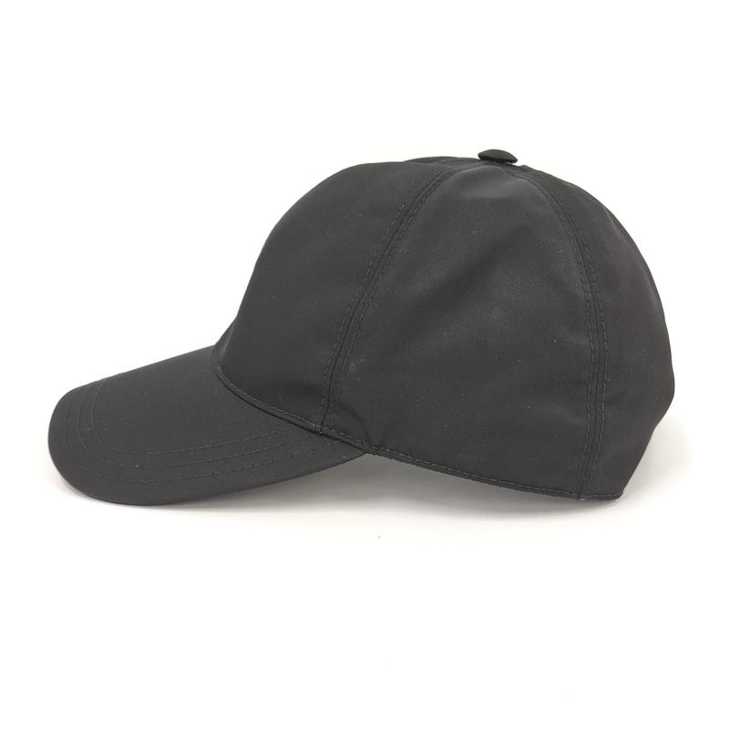 Prada Cap Baseball Cap Nylon Black Size M 1hc274