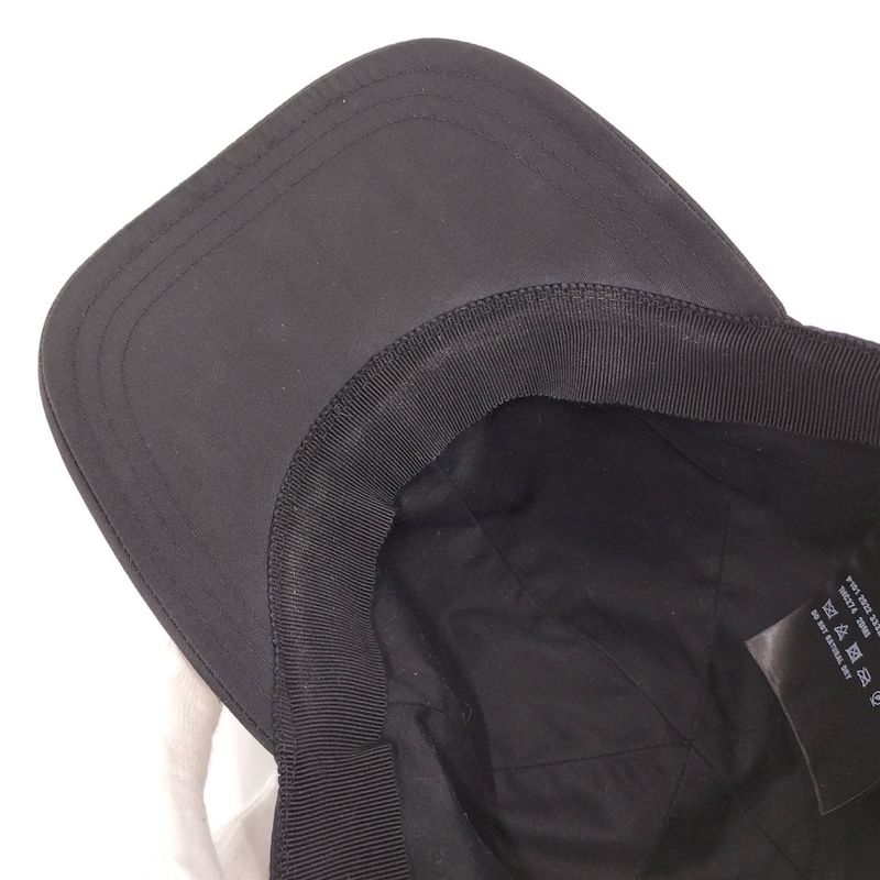 Prada Cap Baseball Cap Nylon Black Size M 1hc274
