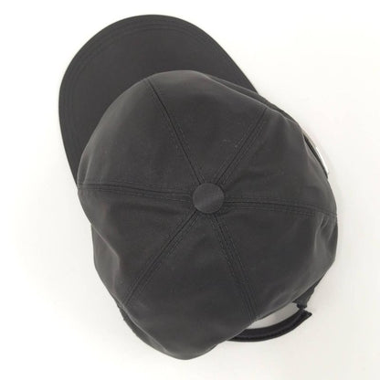 Prada Cap Baseball Cap Nylon Black Size M 1hc274
