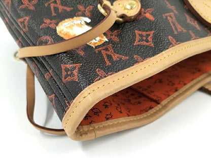 Louis Vuitton Tote Bag Neverfull MM Transformed Monogram Catgram Marron M44441