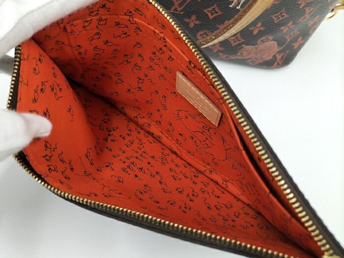 Louis Vuitton Tote Bag Neverfull MM Transformed Monogram Catgram Marron M44441