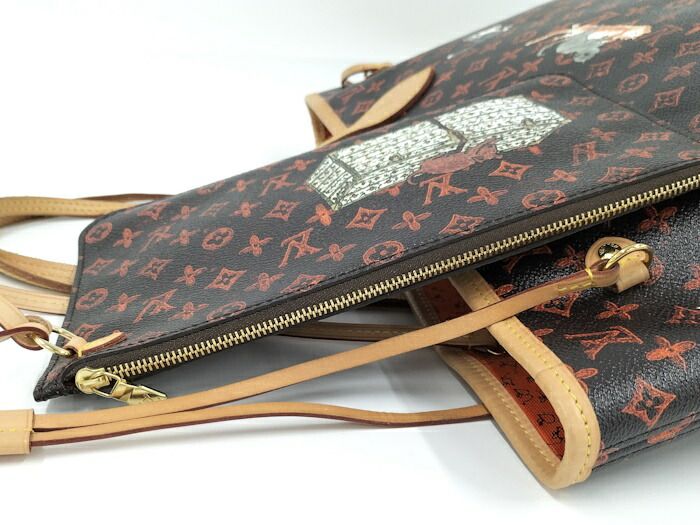 Louis Vuitton Tote Bag Neverfull MM Transformed Monogram Catgram Marron M44441