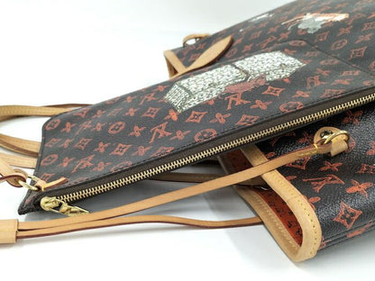 Louis Vuitton Tote Bag Neverfull MM Transformed Monogram Catgram Marron M44441