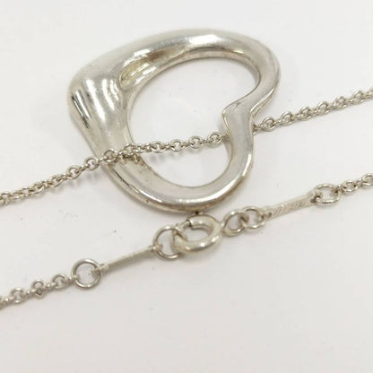 Tiffany & Co Necklace Open Heart Sv925 Silver 925 Silver