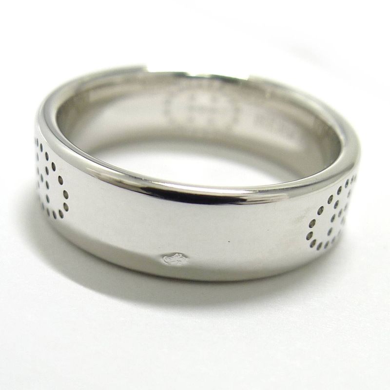 Hermes Ring Evelyn Eclipse 750wg 18k White Gold White Gold Nominal Size 51
