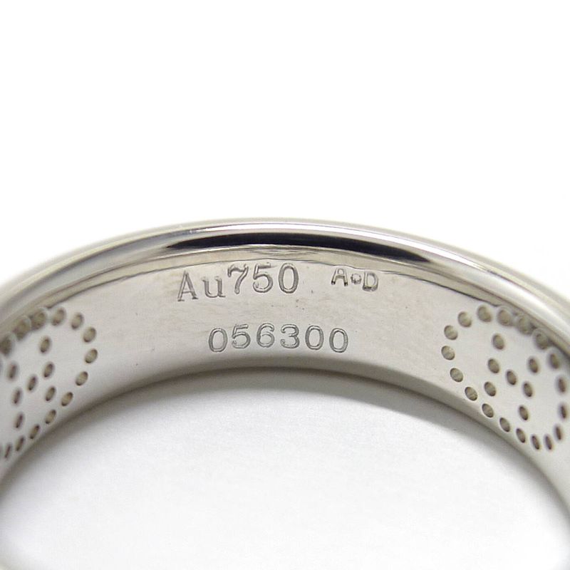 Hermes Ring Evelyn Eclipse 750wg 18k White Gold White Gold Nominal Size 51