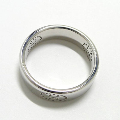 Hermes Ring Evelyn Eclipse 750wg 18k White Gold White Gold Nominal Size 51