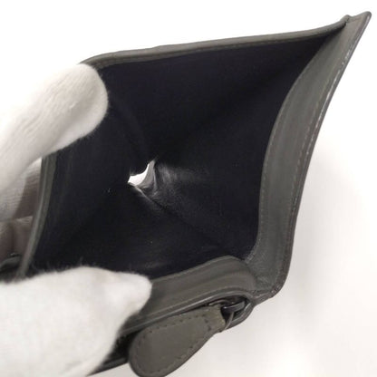 Bottega Veneta Bifold Wallet Intrecciato Leather Khaki