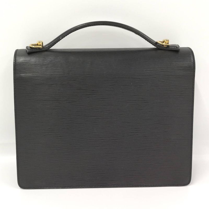 Louis Vuitton Monceau Second Bag Epi Noir Black M52122