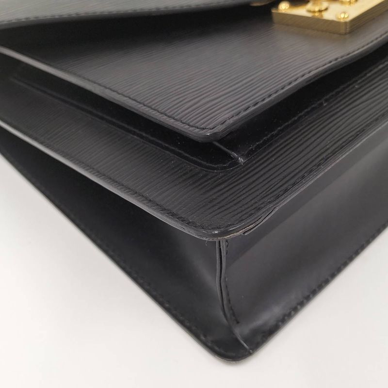 Louis Vuitton Monceau Second Bag Epi Noir Black M52122
