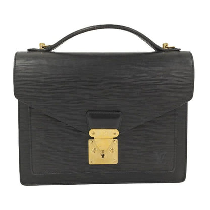 Louis Vuitton Monceau Second Bag Epi Noir Black M52122
