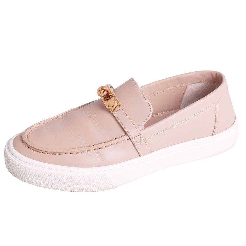 Hermes Sneakers 2023 Slip-on Game Kelly Gold