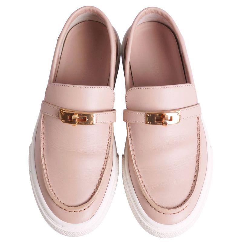 Hermes Sneakers 2023 Slip-on Game Kelly Gold